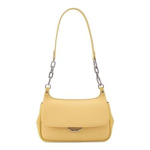 红谷包包女2025新款夏季外出牛皮单肩腋下包时尚流行斜挎包女士包