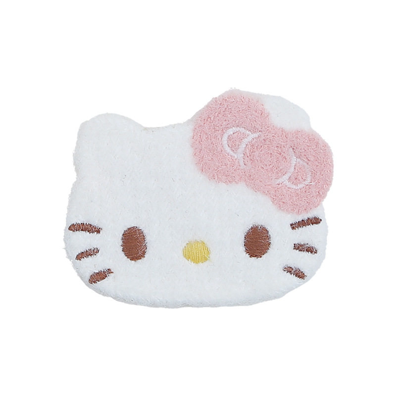 全世界巨可爱的KT猫刘海贴！甜美少女心毛绒侧边刘海碎发贴魔术贴