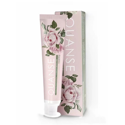 仁和粉色玫瑰味茶香牙膏美白含氟