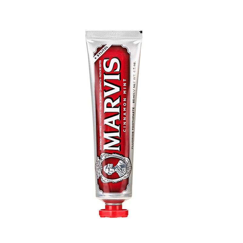 Marvis玛尔斯意大利进口风情肉桂薄荷牙膏85ml*2红色亮白清新去渍