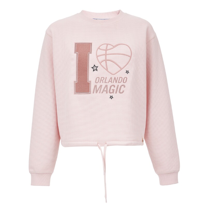 NBAATELIER女士华夫格宽松卫衣