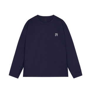 有志者UZIS男士长袖T恤秋季休闲宽松速干篮球跑步圆领打底衫简界