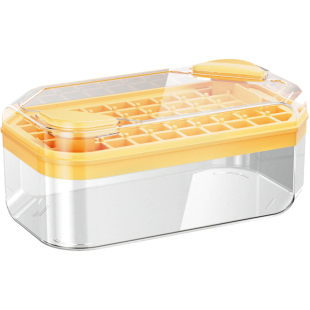 冰块模具大容量按压冰格家用食品级制冰储冰盒带盖冰箱冻冰块神器