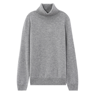 东黎山羊绒 2024秋冬保暖百搭打底衫纯羊绒高领套头羊绒衫 LS002