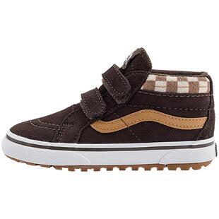 Vans范斯童鞋官方 MTE SK8-Mid Reissue V深棕户外加厚小童登山鞋