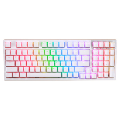 腹灵PBT双皮奶布丁透光键帽客制化键盘82/84/87/98/100/104键OEM