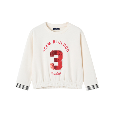 BLUEDOG圆领套头T恤男女童上衣