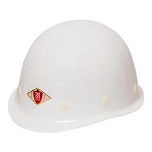 唐丰安全帽白色玻璃钢工地防砸防护帽 LA认证工程施工抗冲击印字