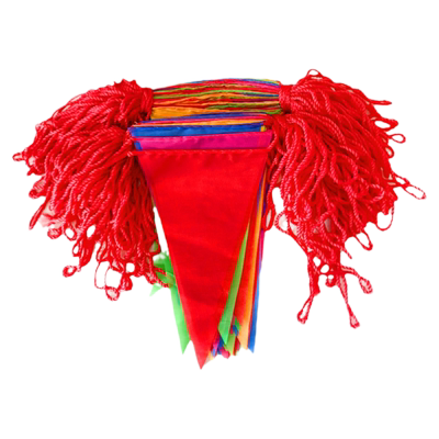 彩旗三角串旗批发小彩旗装饰结婚彩带彩条旗三角旗定做开业婚礼工地警戒户外小旗子五彩旗场景布置装扮吊旗