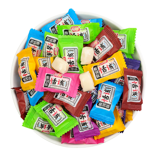 富田活该恬该酸糖水果味奖励学生怀旧零食喜糖年货招待软糖果批发