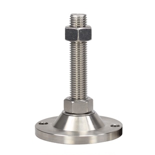 304不锈钢支撑脚机床水平调节脚地脚螺丝m20重型机械脚杯m16