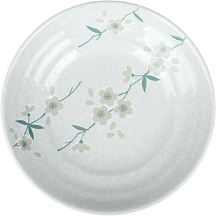 古伊烧日本进口餐具白绘变樱花大饭碗大深盘大钵碗拉面碗圆碟汤盘