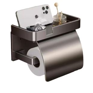 卫生间厕纸盒厕所纸巾盒抽纸收纳放置盒免打孔壁挂式置物架实用