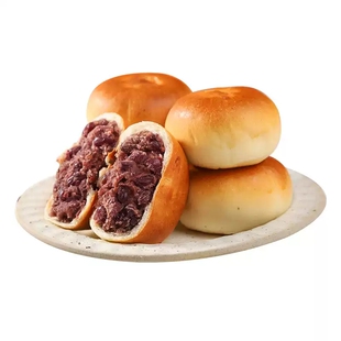 【新品推荐】山药薏米薄皮红豆馅面包夹心零食解馋好吃独立小包装