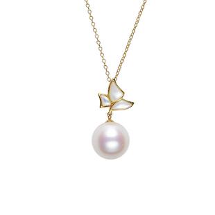 RUANS/阮仕灵韵风姿 18k金母贝镶嵌有核 天然淡水珍珠单颗吊坠女