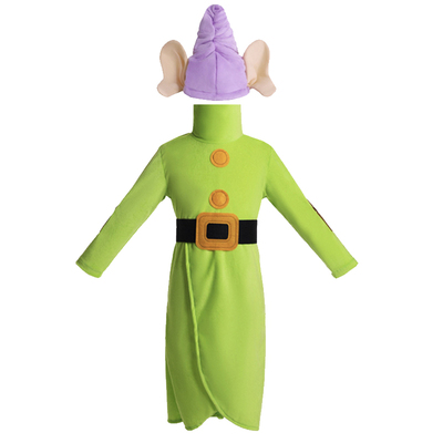 迪士尼儿童服装 cosplay 小矮人精灵幼儿园演出服 elf  costume