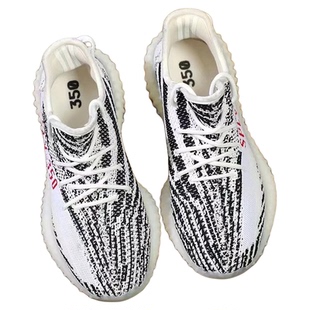 新款椰子鞋男350斑马白黑武士运动跑步鞋女新灰橙莆田休闲软底潮