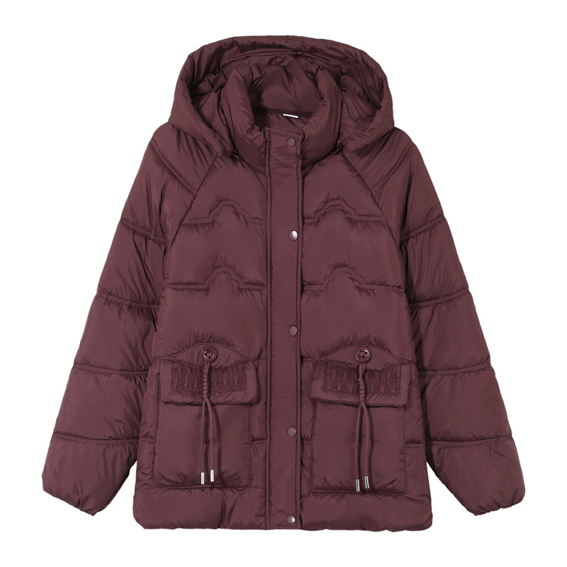 加厚短款棉衣棉服女冬季连帽外套