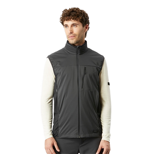 迪卡侬抓绒马甲休闲运动上衣摇粒绒男户外保暖加绒背心ODF
