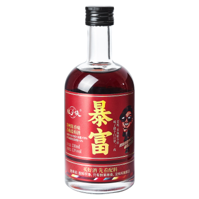 粮少侠鲜果发酵酱香味果酒330ml