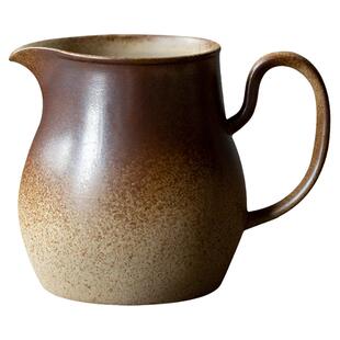 碌心 柴棕釉有容公道杯 中式复古陶瓷茶海办公家用分茶器分杯品茗