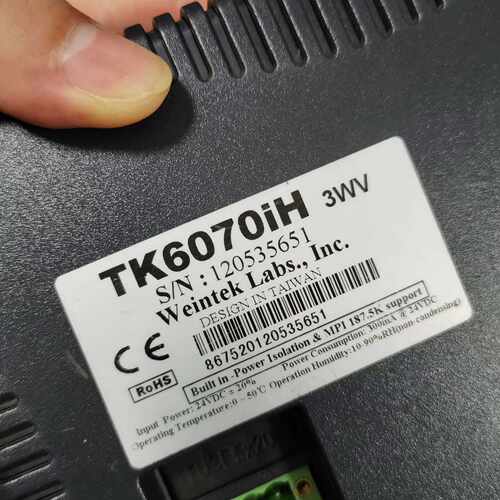 溢价-TK6070iH 3wv，威纶通触摸屏，件，成色如图