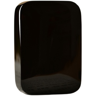 天然和田墨玉平安无事牌吊坠男黑羊脂玉无字牌挂件女玉石玉坠玉佩