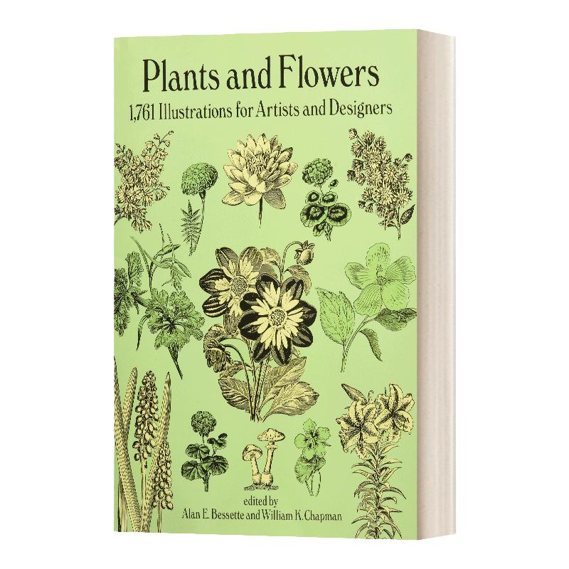 Plants and Flowers: 1761 Illustrations for Artists and Designers 植物和花:艺术家和设计师的1761插图