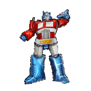 变形金刚气球 男孩生日派对场景装饰布置男生儿童卡通玩具擎天柱