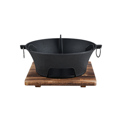 围炉煮茶炉铸铁炭炉烧烤炉子家用火炉庭院室内老式木碳烤火炉神器