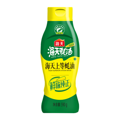 海天上等蚝油590g挤挤装家用鲜味厨房调味品炒菜提鲜蚝汁火锅调料