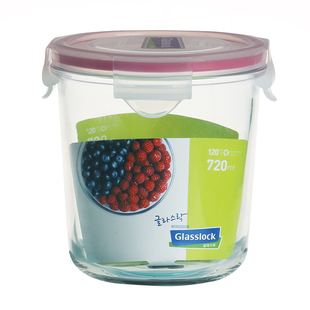 Glasslock玻璃保鲜盒便当饭盒带盖微波炉带粥汤碗密封保鲜碗食品