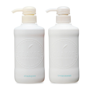 头发做SPA日本CLAYGE洗发水护发素头皮清洁海盐清爽去油蓬松出油