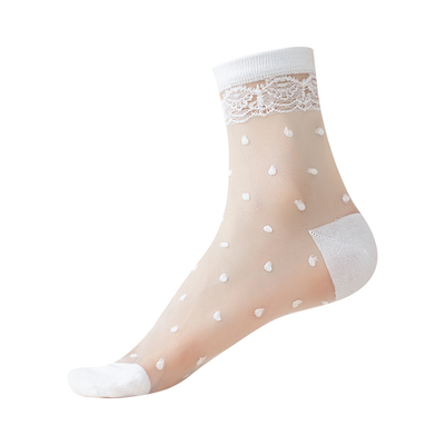 无骨透气玻璃丝袜女中筒