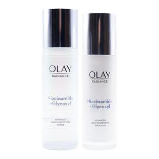 olay玉兰油抗糖美白水乳套装女保湿补水去黄提亮肤色淡斑only礼盒