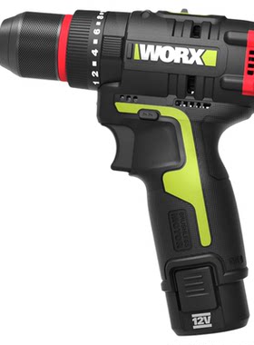 威克士锂电电钻家用小型WU130X充电手电钻无刷手枪钻电转电动工具