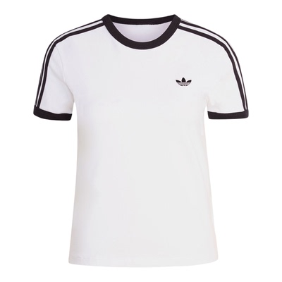 Adidas/阿迪达斯官方正品三叶草女士圆领套头透气修身短袖KD3683