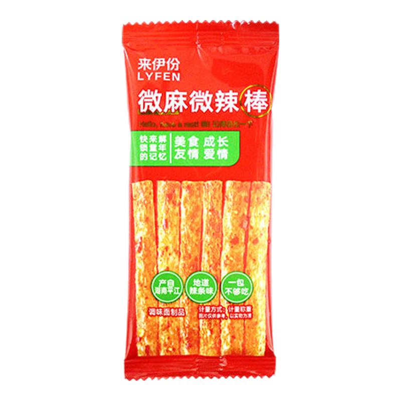 来伊份微麻微辣棒500g辣条素鸡