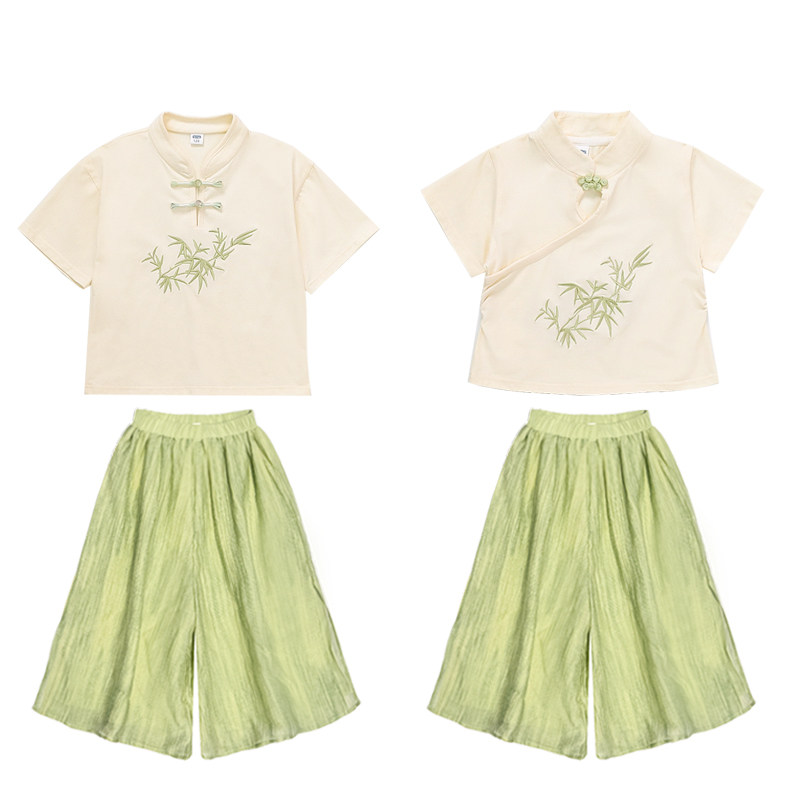 儿童古装国学汉服中国风小学生班服夏季幼儿园园服六一合唱演出服