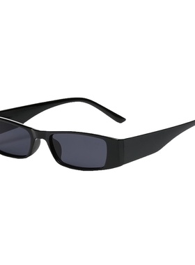 Darkblue防晒长方形前卫男女墨镜