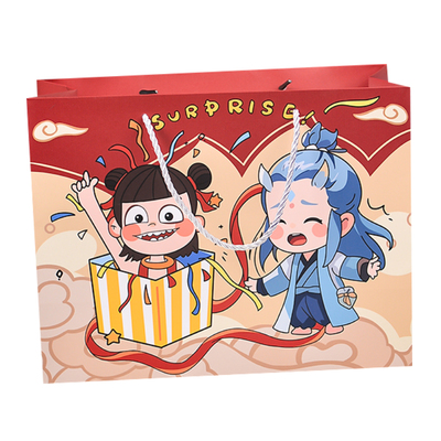 哪吒敖丙礼物袋生日礼品袋祝福包装袋超大号高颜值礼袋送男生儿童