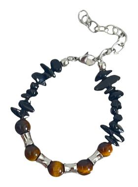 新中式虎眼石手链复古宫廷