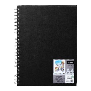 圈装素描本a5划线速写本超厚自然高白画画纸a4美术生专用随身写生绘画本硬壳SKETCHBOOK彩铅丙烯马克笔涂鸦