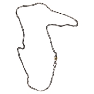 Arthur.K传承系列日本原创手工做旧925银小丑脸挂钩项链不限量