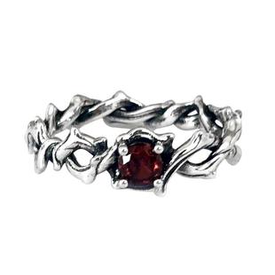 [新年礼物]ROCKRIDE 荆棘戒指 925银设计小众高级送女友明星同款