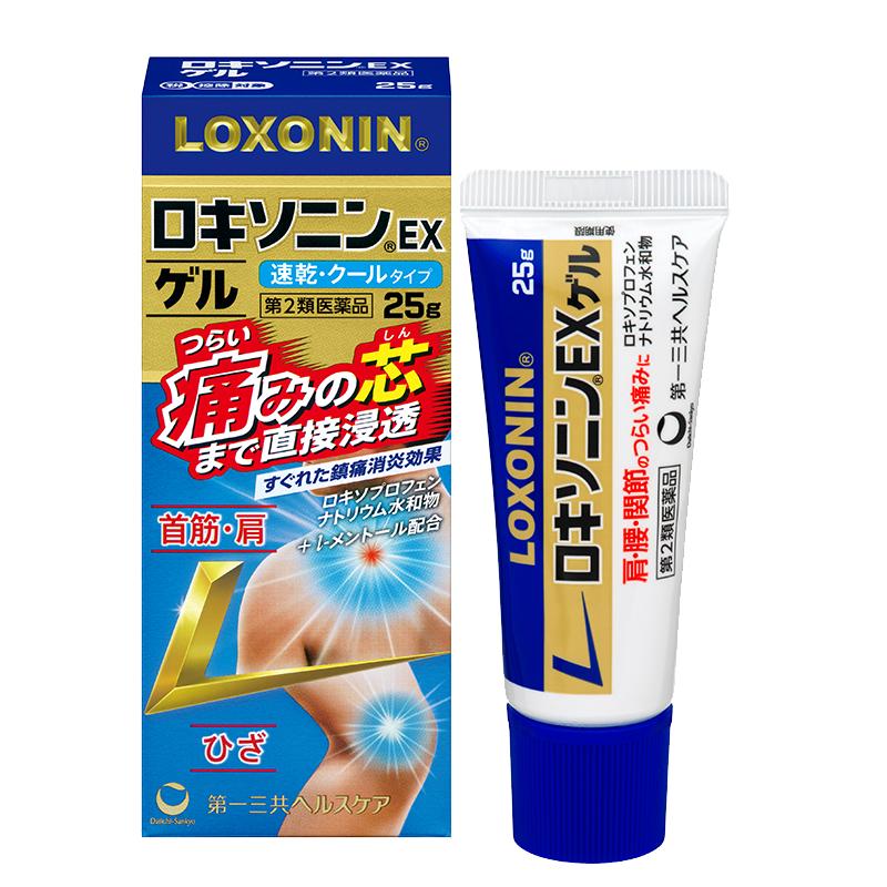 LOXONIN/乐松第一三共肌肉关节痛腰酸跌打扭伤消炎镇痛液非安美露