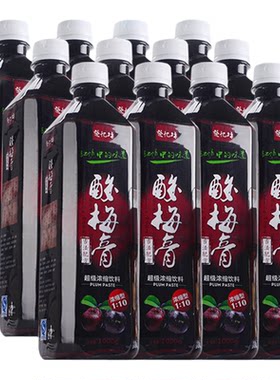 楚忆坊酸梅膏1000克浓缩瓶冲