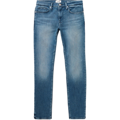 【38开门红】FRAME 男士修身仿旧蓝色牛仔裤