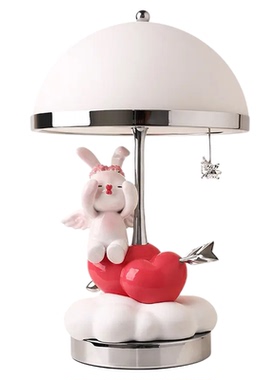 创意时尚台灯摆件情侣床头小夜灯