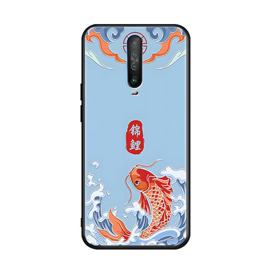 秋昊适用于红米K30镜头全包手机壳m1912g7be小清新彩绘红米k30新款防摔手机壳m2001g7ac民族风红米k30简约时